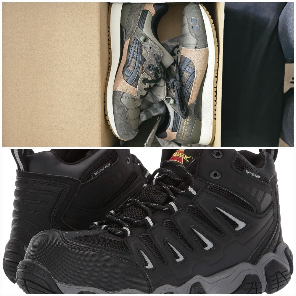 2 for 1 .. Limited Edt Gel Lyte 3 'Monsoon Patrol & 'ThorogoodCrosstrex boots.